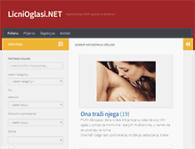 Tablet Screenshot of licnioglasi.net